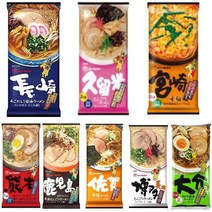 돈코츠 미소 일본 라멘 맛의 마루타이 현지 막대라면 규슈의 맛 1봉지 2인분×8봉지 16인분 모둠, 상품선택, 상품선택