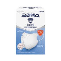 크리넥스 라이트핏 KF80 입체형 마스크 소형 10P X 1EA