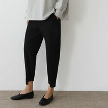 퍼펙트팬츠 봄 발목 언밸 바지 쎄미 배기바지 가을원단 조거 물빨래 OK 너무편한 세련된 배기 라인 발목 언밸런스가 포인트