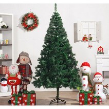 설치쉬운 카페 대형 크리스마스 트리 2.1M / 나무 북유럽 성탄절 중형 추리