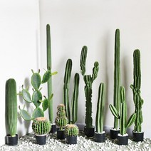 하이따거 진짜같은선인장 인조 실내녹색식물 인테리어조화나무, 1개, 0.75M