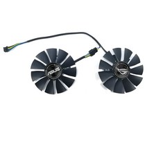 pc부품 새로운 75MM T128010SH FD7010H12S 4PIN ROG-STRIX-RX560 460 게임 GPU 팬 ASUS 그래픽 카드, 01 T128010SH