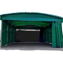 접이식 행사용 가림막 대형 4가림막 자바라 이동식, 폭 3m x 길이 3m x 높이 2.5m 상단 천