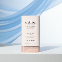 최대 42% / 달바 에어 핏 비건 선 스틱 19g / 산뜻 프레쉬 자외선 차단, 단품 선스틱 19g(1개)