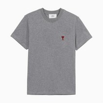 [아미] (당일) 23SS 하트 로고 그레이 반팔티 UTS001 724 055