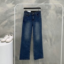 행복여[가을신상무배]어텀 워싱 히든 밴딩 스판 부츠컷 데님 팬츠
