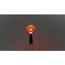 스카니아 부품 호환 v8 아크릴 장식 조명 114 tamiya rc 트럭 r470 r620 56352 man actros 232, 레드 블루 led