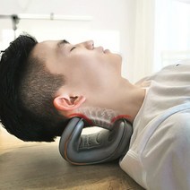 오너클랜 목견인 목스트레칭 견인기 C커브 가정용 거북목 목이완기 이완기, 그레이