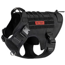 군견 방탄 전술 하네스 조끼 베스트 밀리터리 스타일, 울프 브라운XXS 가슴둘레 33-46cm