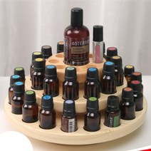 3단 오일 진열대 39개 원형 회전 거치대 테라피 도테라 에센셜 아로마 트레이 수납함 정리 보관함, 1개