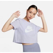 나이키 국내 매장판 스우시 크롭 반팔 추리닝 트레이닝 상의 BV6176-536