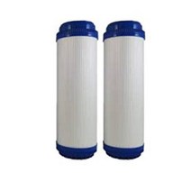GAC Granular Activated Carbon 2.5”x10” Water Filter RO/Aquarium/DI 2.5” x 10” White, 1