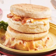 마리네빵공장 잉글리쉬머핀 소시지 에그 치즈머핀 냉동 빵납품 베네딕트빵 완제품 150g, 150g x 3개