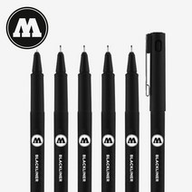 모로토우 블랙라이너 낱개 12종 11종 세트 4종 세트 패널라인 먹선펜, 1.0mm