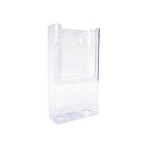 세모네모 세모네모 A6 투명 케이스 중형 종이 명함 꽂이 전시 전단지 리플렛 카다로그 수납함 데스크 정리, 단품, 단품