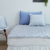 쿨잠 냉감 패드(솔리드)_싱글, 그레이