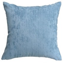 벨기에 수입원단 벨지움 벨벳 쿠션커버 스카이블루 45x45Cm.파라다이스홈