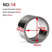 범용 32mm 38mm 45mm 50mm o-ring 오토바이 배기 머플러 파이프 이스케이프 링크 파이프 석면 가스켓 for motocross atv honda, 아니 14