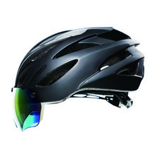 [cjd대두고글헬멧큰머리] 투랩 고글헬멧 자전거 전동킥보드헬멧 UV400, 블랙