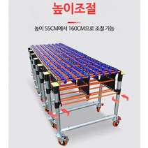 자바라컨베이어 벨트 리프트 물류 콘베이어 로라 상하차 레일 롤러 무동력, 단일사이즈