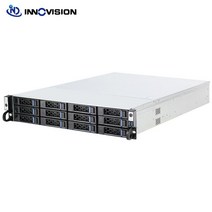 19quot 2u 12 hdd 12bays 핫스왑 서버 케이스 랙 컴퓨터 케이스 12g 미니 sas hd 백플레인 4 nvme sff8611 슬롯 560mm 깊이, 2u 850w psu 사용