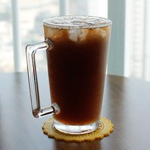 글라스락 강화유리 머그컵 에코텀블러 퓨전 빅 캐닝머그, 클라체 롱글라스 빅 핸들머그, 1개