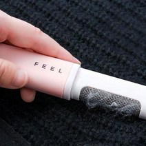 포켓용 휴대용 옷 다용도 먼지 브러쉬 보풀 제거기, 블루