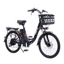 여성용 2인승 전기자전거 24인치 자전거 리튬배터리, 상세이페이지 참고, Flying Pigeon왜건베이지48V12ah