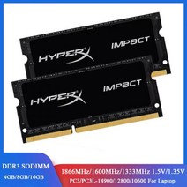 Memoria Ram DDR3L DDR3 4GB 8GB 16GB 1600 1333 1866MHz Sodimm 메모리 PC3-12800 14900 10600 노트북 1.35V 1.5, 01 1x4GB 1333MHz 1.35V