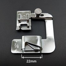 1Pcs Hemming Presser Foot 재봉틀 부품 압착 프레스 피트 형제 가수 압연 된 밑단 액세서리 9mm-25mm, 05 22mm