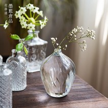 미니 유리 작은 꽃병 선반 투명 꽃기 거실 테이블 중 일면 꽃꽂이 브롯치 원석브로치 옷핀브로치 진주브로치 패션브로치