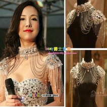 한스마켓 크리스탈견장 DJ 재즈 가수 무대의상 화려한악세사리