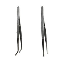 다육이 핀셋 20cm 곡선형 일자형 스테인레스 다용도 분갈이, 곡선형핀셋