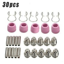 30pcs. 플라즈마 커터 절단 토치 노즐 AG-60 SG-55 WSD-60 세트, 한개옵션0, 한개옵션0