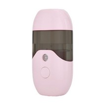 50ml 미니 전기 자동 알코올 분무기 USB 충전식 휴대용 알코올 디스펜서, 분홍