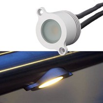 야외 1W LED 난간 빛 방수 IP65 튜브 빛 12V 30mm 컷 구멍 최근 스포트라이트 고속도로 교량 난간 조명에 적합, 보여진 바와 같이, 차가운 흰색