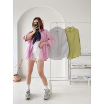 박시 스프라이트 셔츠 아우터자켓