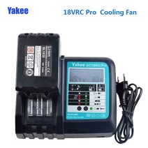 마끼다 호환 18VRC 배터리 18V Bl1830 Bl1430 BL1860 BL1890 도구 전원 USB Prot 18VRF 냉각 3A 6A, 5.18RC 3A  Cool Fan - 미국