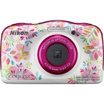 Nikon 디지털 카메라 COOLPIX W150 방수 W150WH 쿨픽스 화이트, 단품, 꽃