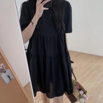 2COL 바스락 캉캉 주니어 여학생 여름 키작녀 원피스 여자 고학년 중학생 반팔 바캉스 청소년 10대 20대