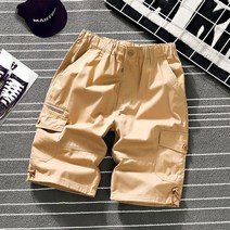 남자 반바지 카모 팬츠 5부 비치 팬츠 shorts No.5, 003 카키