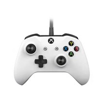 무선게임패드 xbox 컨트롤러 게임패드 조이스틱 모바일 닌텐도 엑스박스 콘솔게임 호환 핸들 컴퓨터 범용 게임 360 핸들 스팀 게임 pc 핸들 진동, 화이트 유선