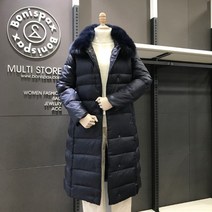 보니스팍스 NC02 폭스 롱 구스다운 점퍼 W42PH710