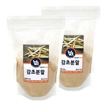 국산 감초 분말 가루 300g, 2팩