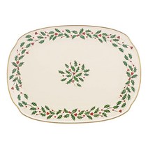 Lenox 홀리데이 타원형 플래터 큰 접시 (830143)180097, Oblong Platter
