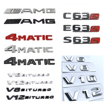 벤츠 엠블럼 모음 C63S E63S S63S 4matic AMG V6 V8 V10 V12 바이터보, 9. 4 MATIC 레드