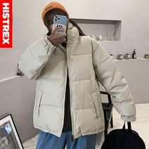 대장패딩 두꺼운 남성 파카 솔리드 가죽 자켓 오버 사이즈 코트 겨울 따뜻한 외투 면화