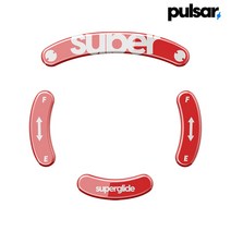 Pulsar 로지텍 GPRO Wireless 전용 유리피트 (레드)
