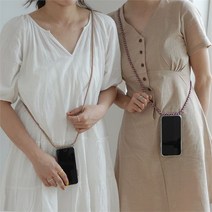 갓샵 핸드폰 목걸이 줄 스트랩 케이스 6color, 갤럭시s9/블랙