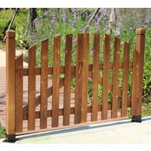 원목 대문 펜스 방부목 나무 출입문 입구, 160x 100cm흙바닥용